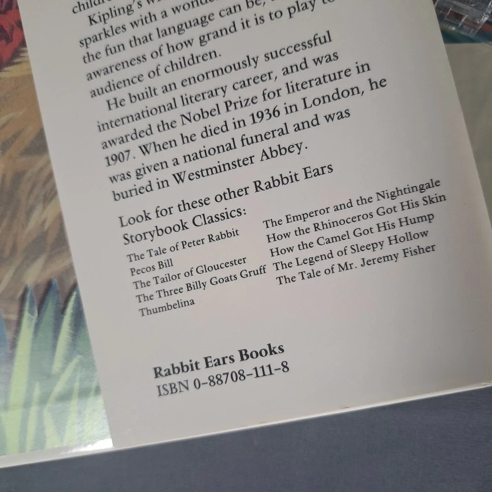 VTG How The Leopard Got His Spots Danny‎ Glover Book Cassette Kipling 1989
